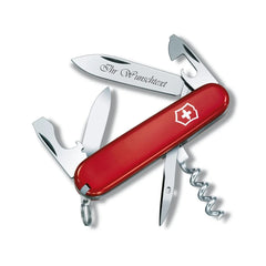 Victorinox Tourist Taschenmesser bietet Ihnen praktischen Nutzen auf Ihren Reisen. Mit Taschenmesser, Zahnstocher, Korkenzieher und Pinzette. 